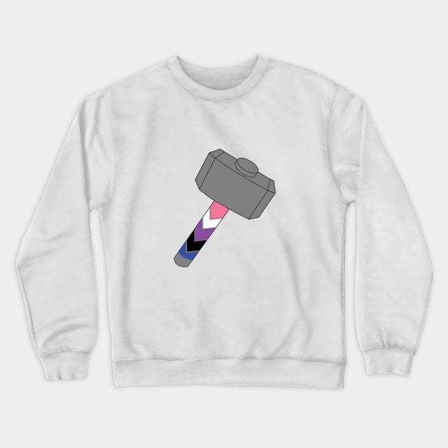 gender fluid thor pride Crewneck Sweatshirt by AlexStarton